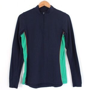 Tory Sport Weightless Contrast-Piped Pullover